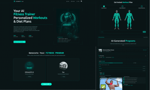 UltimateFit - AI-Powered Fitness Web App